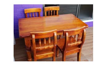 Kidults Dining Table + 4 Chairs